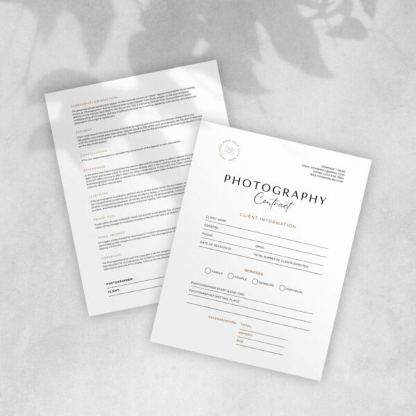 Photographer Contract